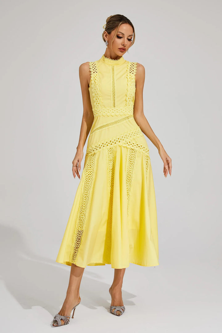 Lisette Sleeveless Lace Dress