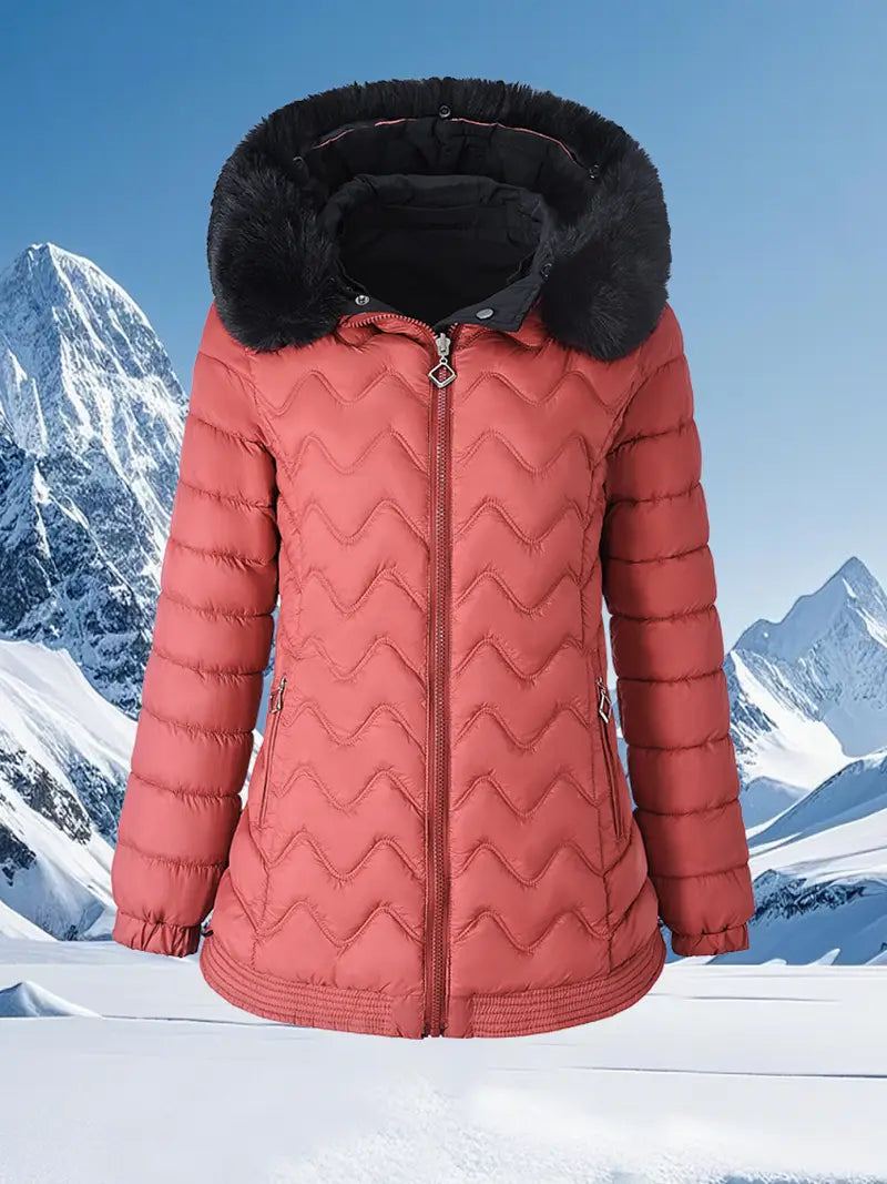 Lydia Luxe™ | Reversible Hooded Coat