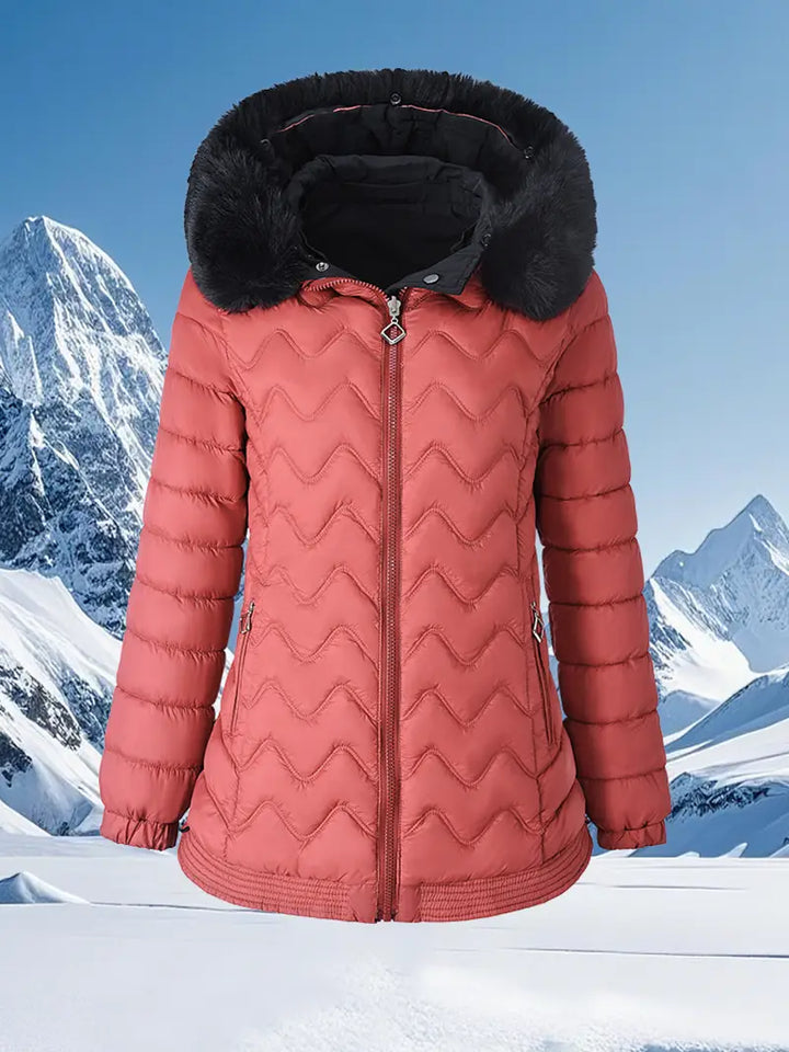 Lydia Luxe™ | Reversible Hooded Coat