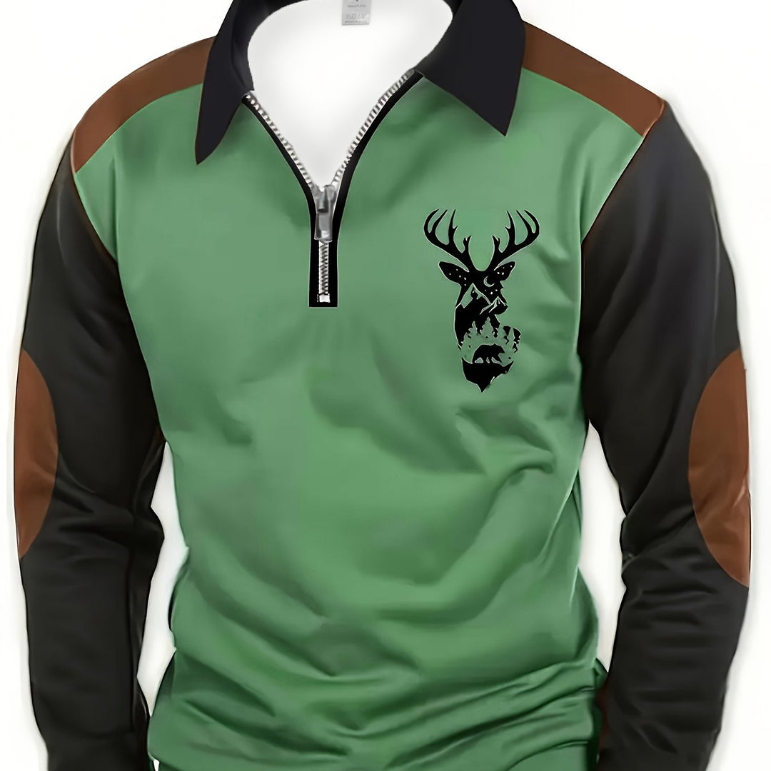 Highland Stag™ | Casual Zip Jumper