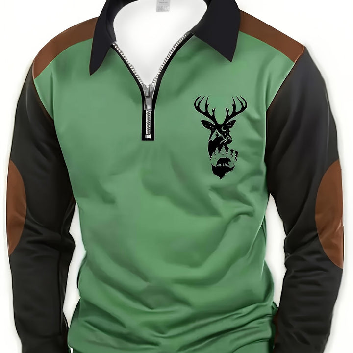 Highland Stag™ | Casual Zip Jumper