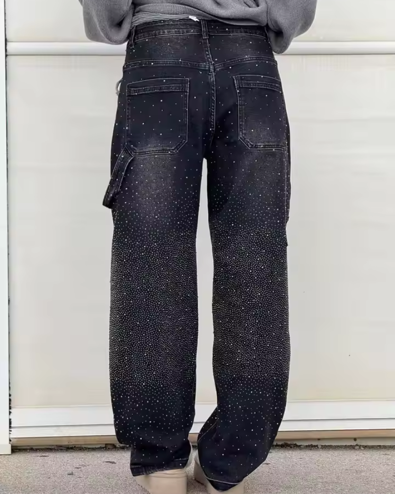 Celestine Luxe™ | Glitter-Fade Jeans