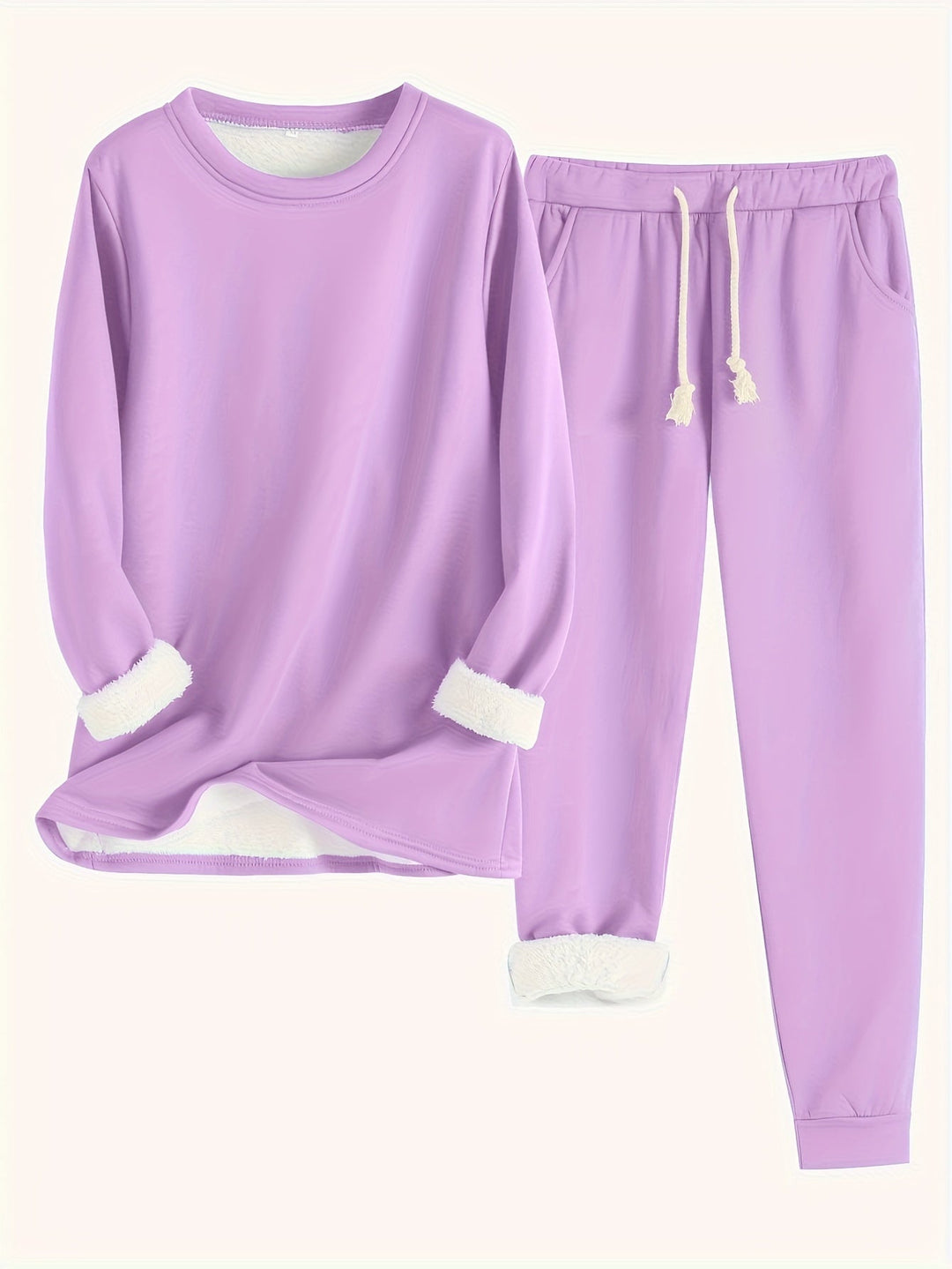 Karina Luxe™ | Fleece-Lined Loungewear Set