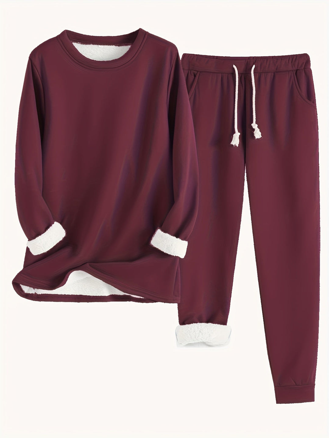 Karina Luxe™ | Fleece-Lined Loungewear Set