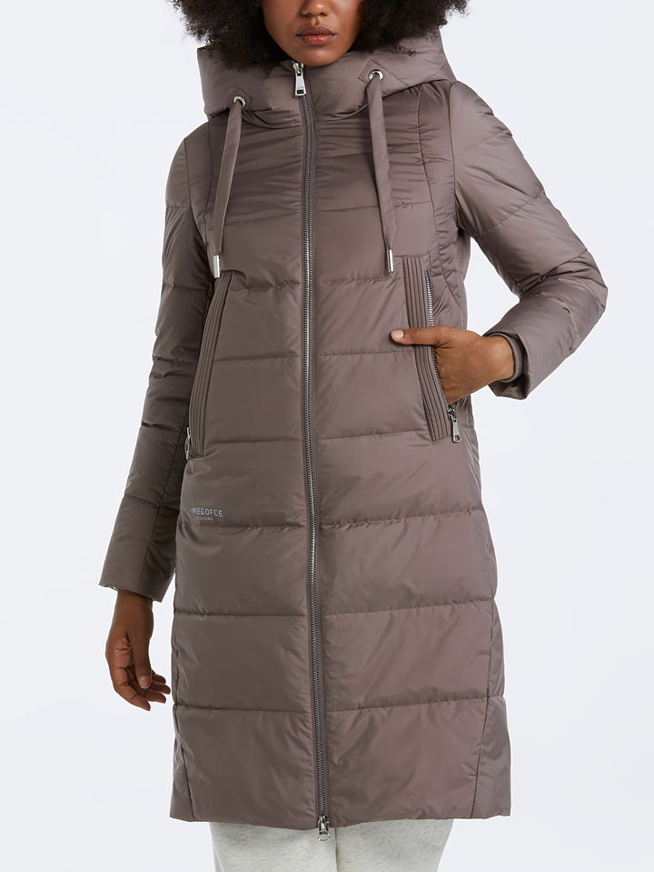 Valencia Luxe™ | Elegant Long Puffer Coat