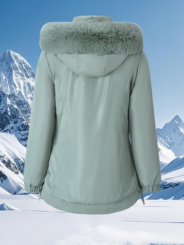 Lydia Luxe™ | Reversible Hooded Coat