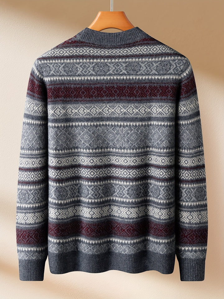 Hadley™ | 100% Wool Retro Sweater