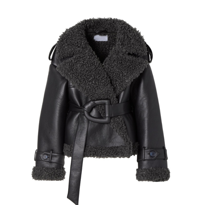 Stella™ | Belted Shearling Coat