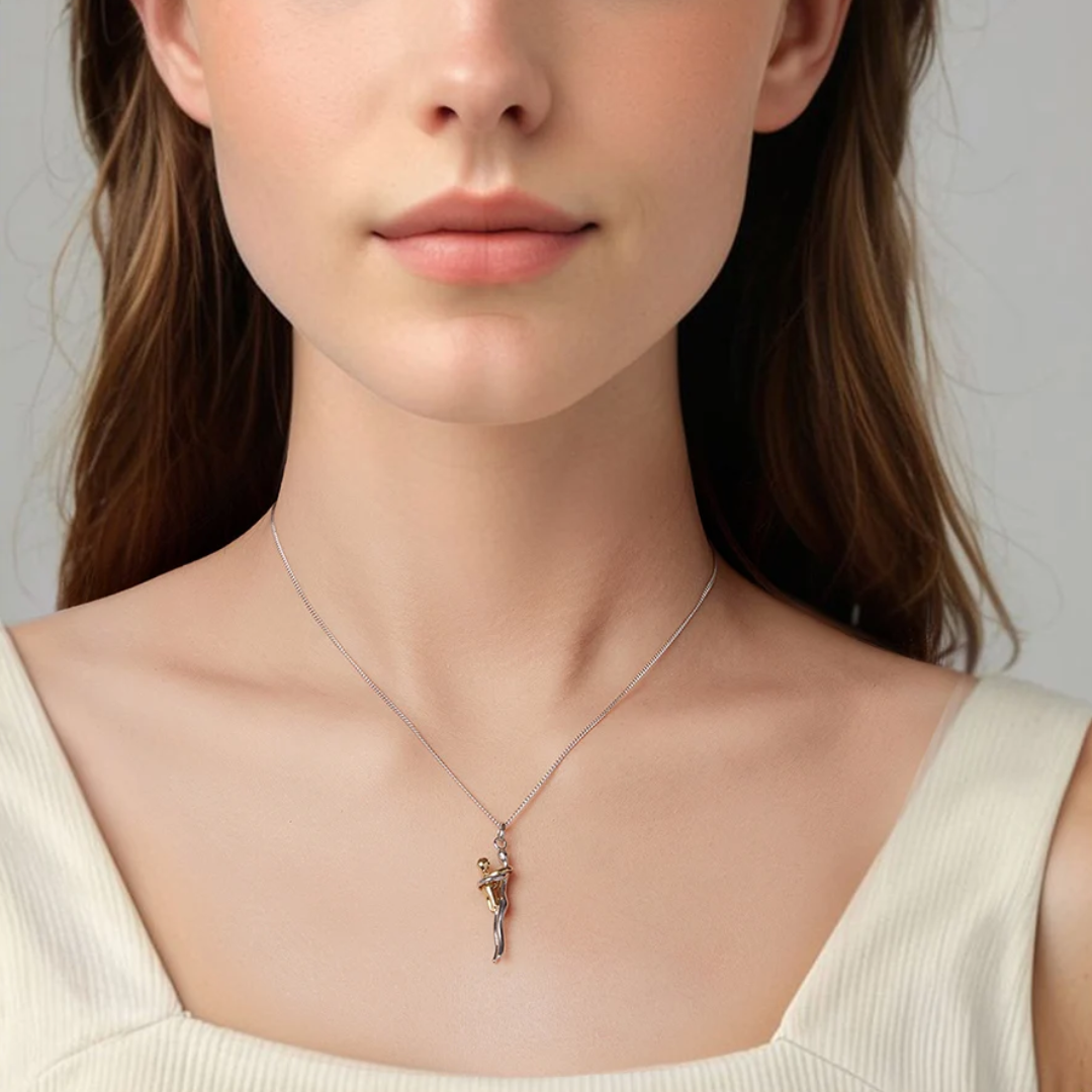EternaBond™ | Silver-Plated Embrace Necklace