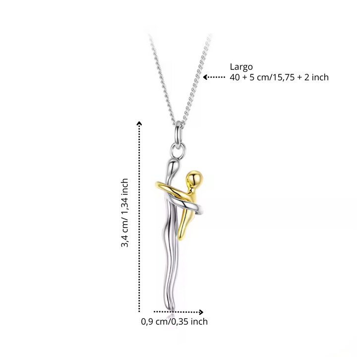 EternaBond™ | Silver-Plated Embrace Necklace