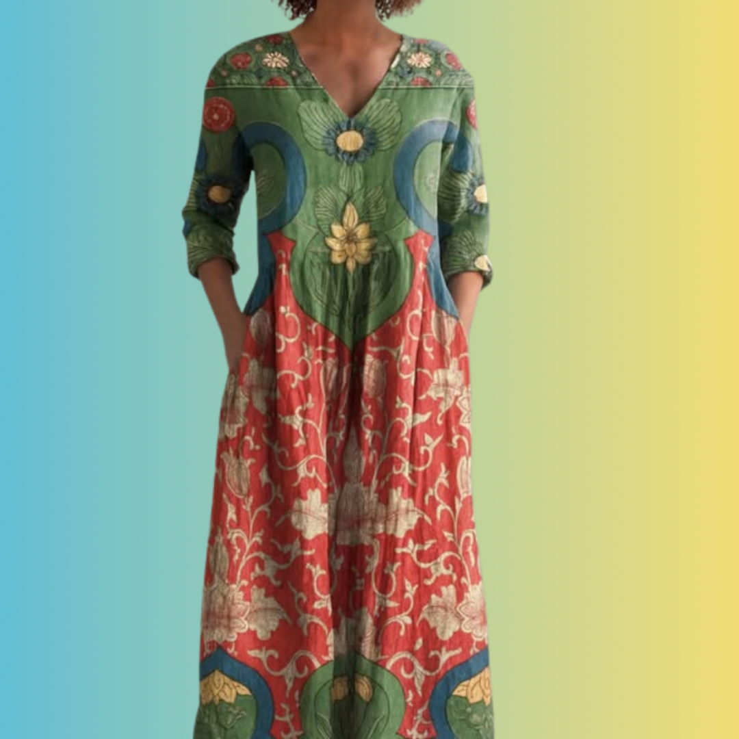 Sevilla Breeze™ | Boho Midi Dress
