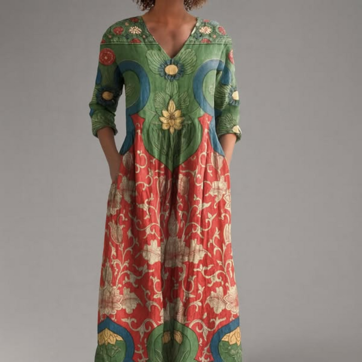 Sevilla Breeze™ | Boho Midi Dress