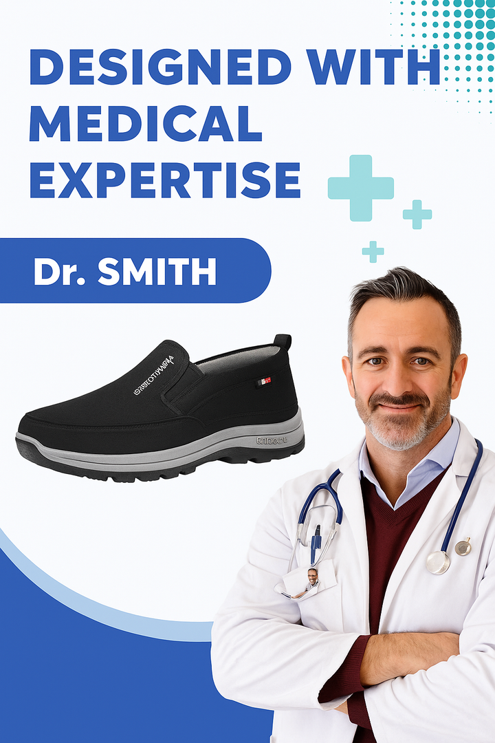 OrthoStride™ | Men’s Comfort Walking Shoes