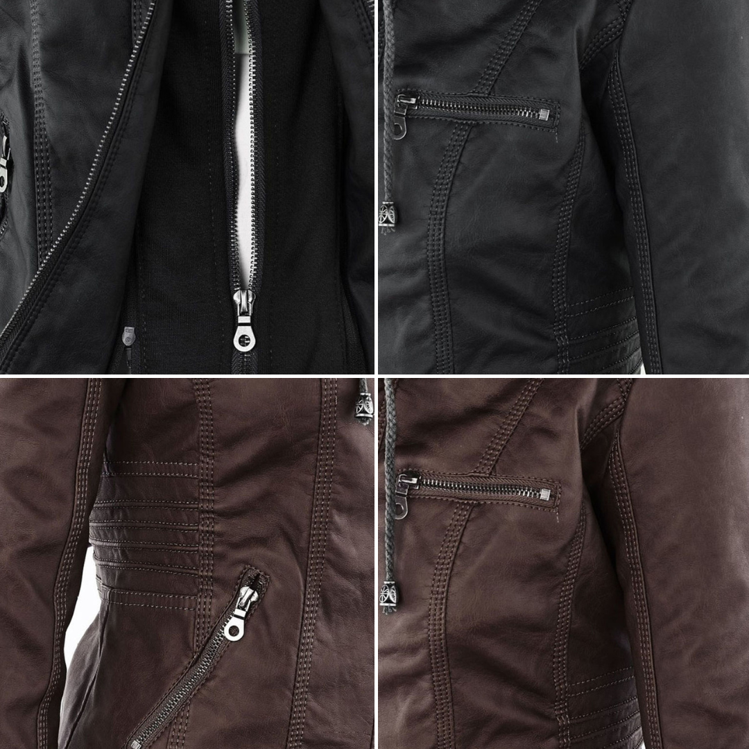 Marcelline™ | Classic Leather Jacket