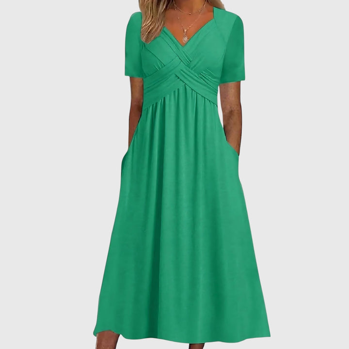 CÉLIA™ | Graceful Midi Dress