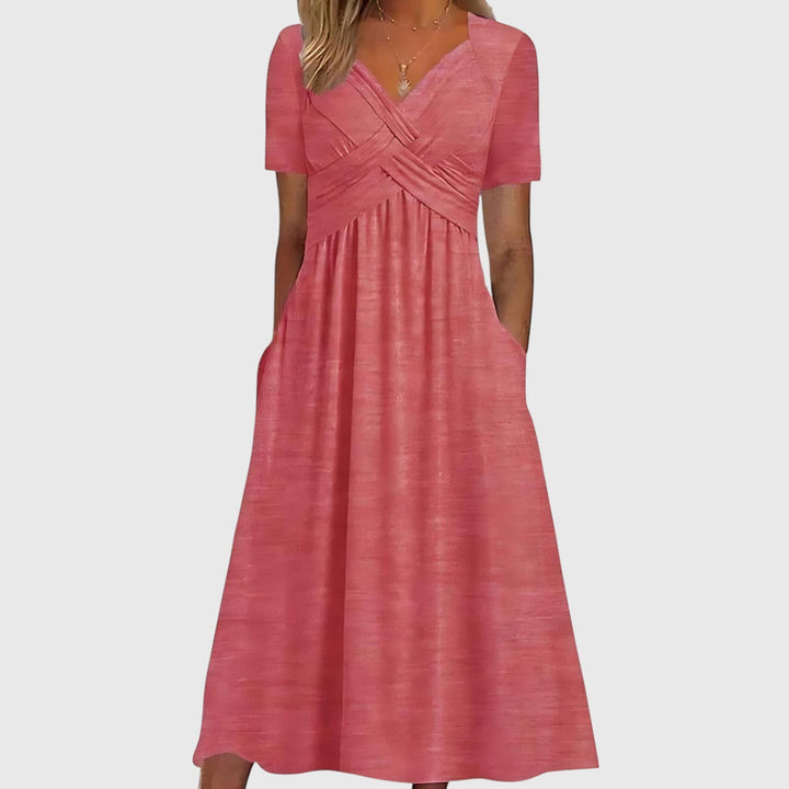 CÉLIA™ | Graceful Midi Dress