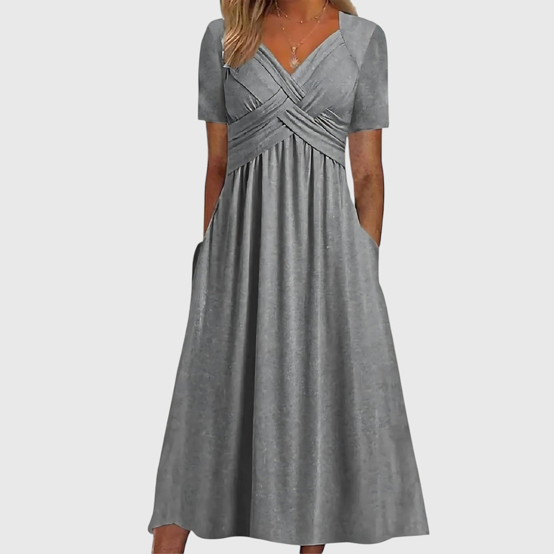 CÉLIA™ | Graceful Midi Dress