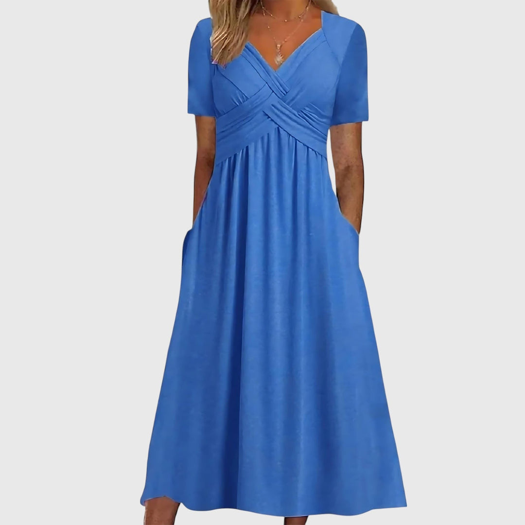CÉLIA™ | Graceful Midi Dress