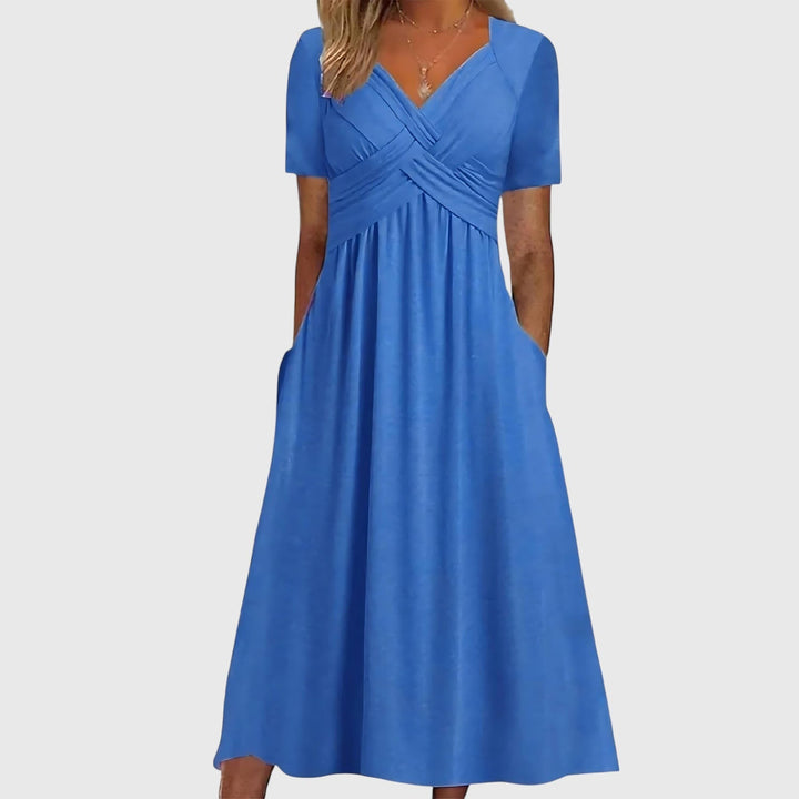 CÉLIA™ | Graceful Midi Dress