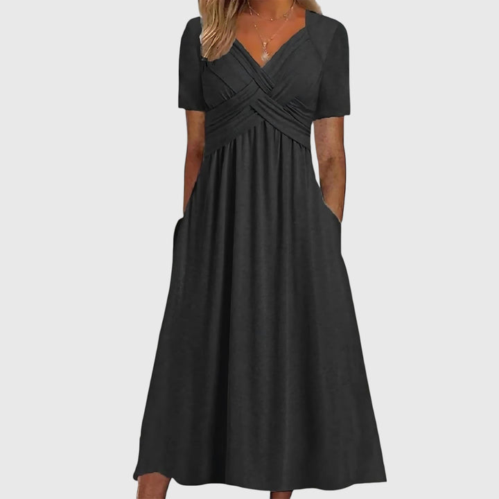 CÉLIA™ | Graceful Midi Dress
