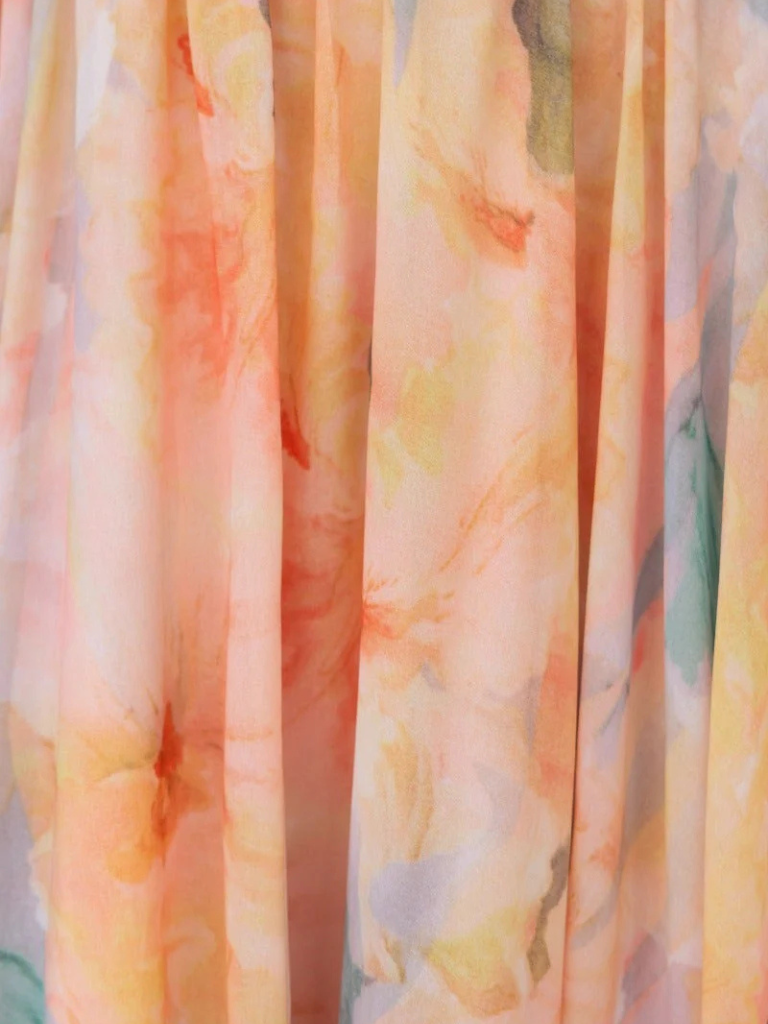 The Sunset Sorbet™ | Chiffon Holiday Dress