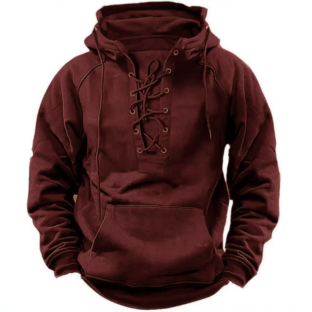 Rockwell™ | Retro Lace-Up Hoodie