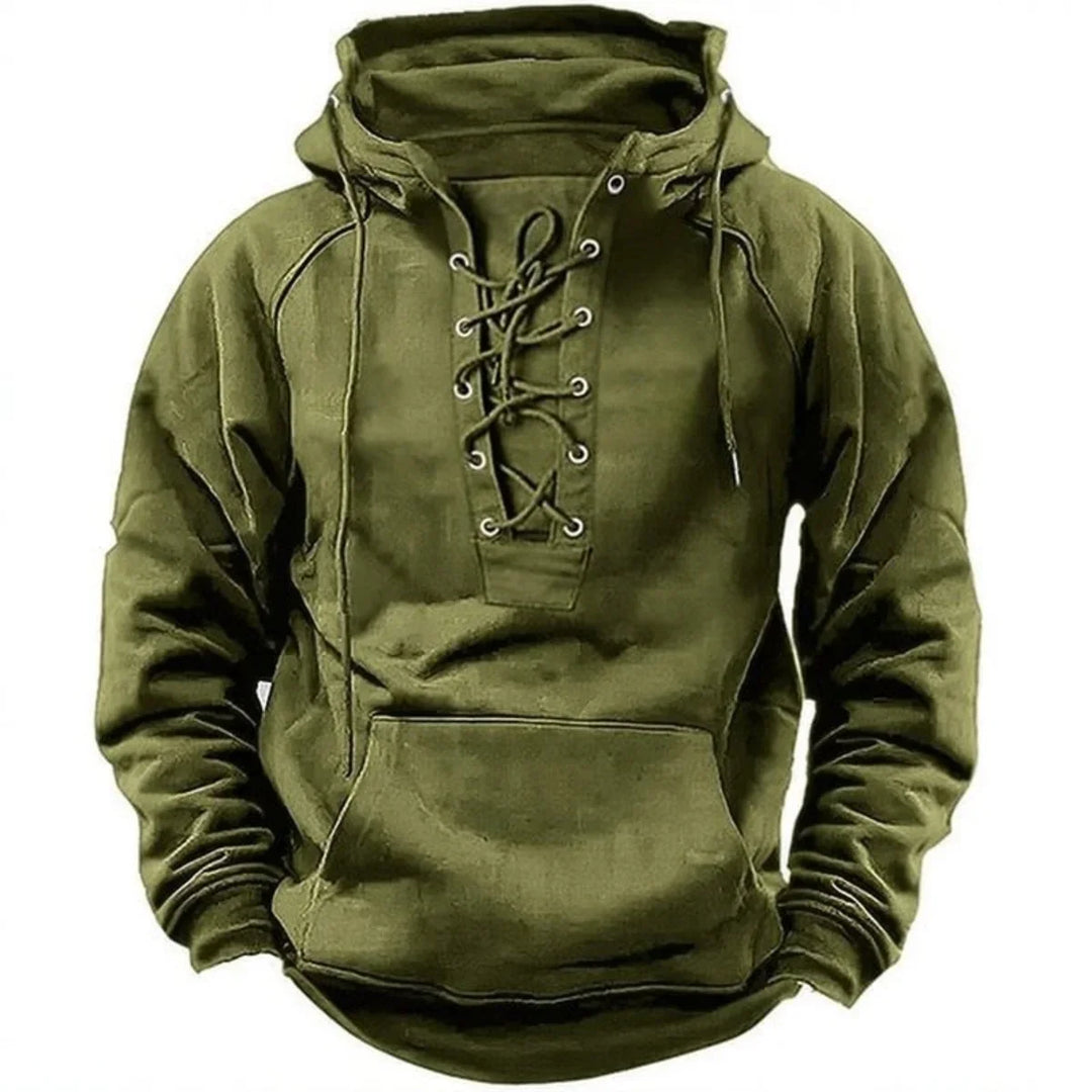 Rockwell™ | Retro Lace-Up Hoodie