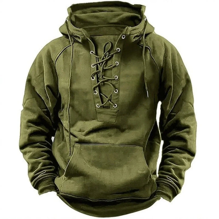 Rockwell™ | Retro Lace-Up Hoodie