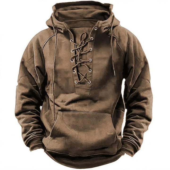 Rockwell™ | Retro Lace-Up Hoodie