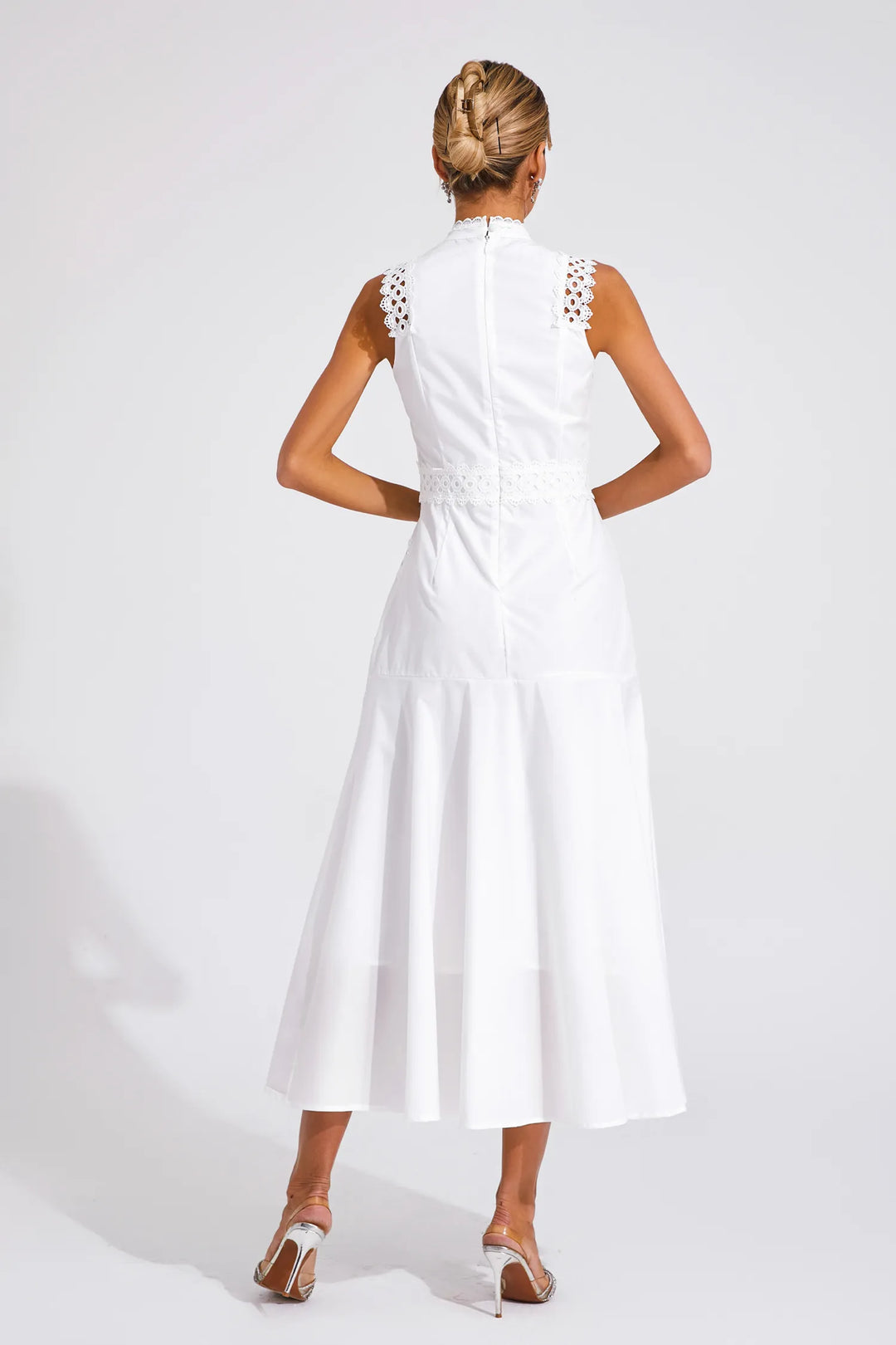 Lisette Sleeveless Lace Dress