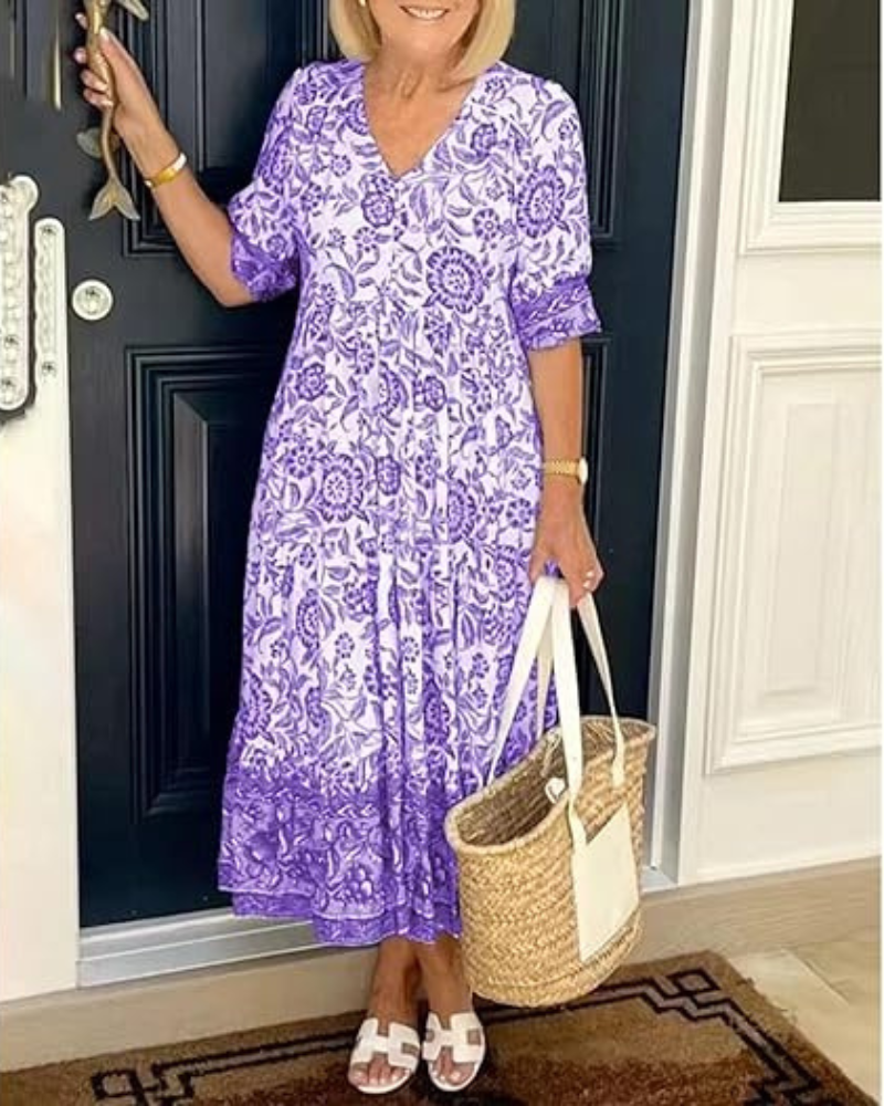 Lydia – Breezy Floral Day Dress