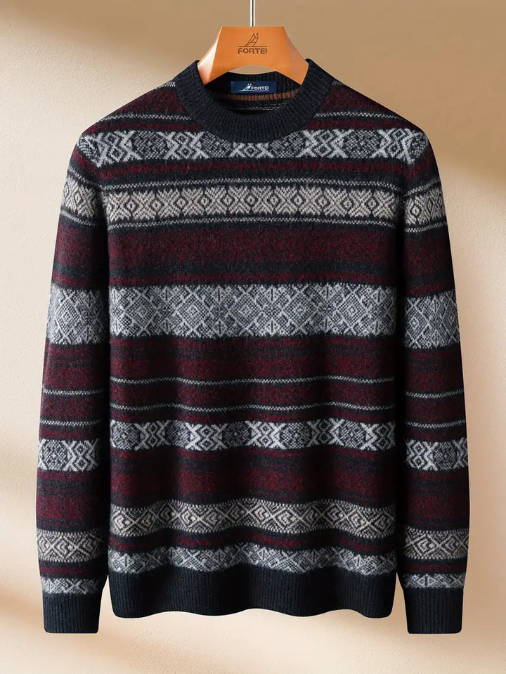 Hadley™ | 100% Wool Retro Sweater