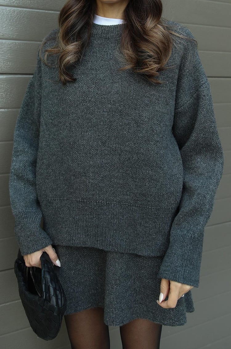 Mariela Luxe™ | Knitted Jumper & Skirt Set