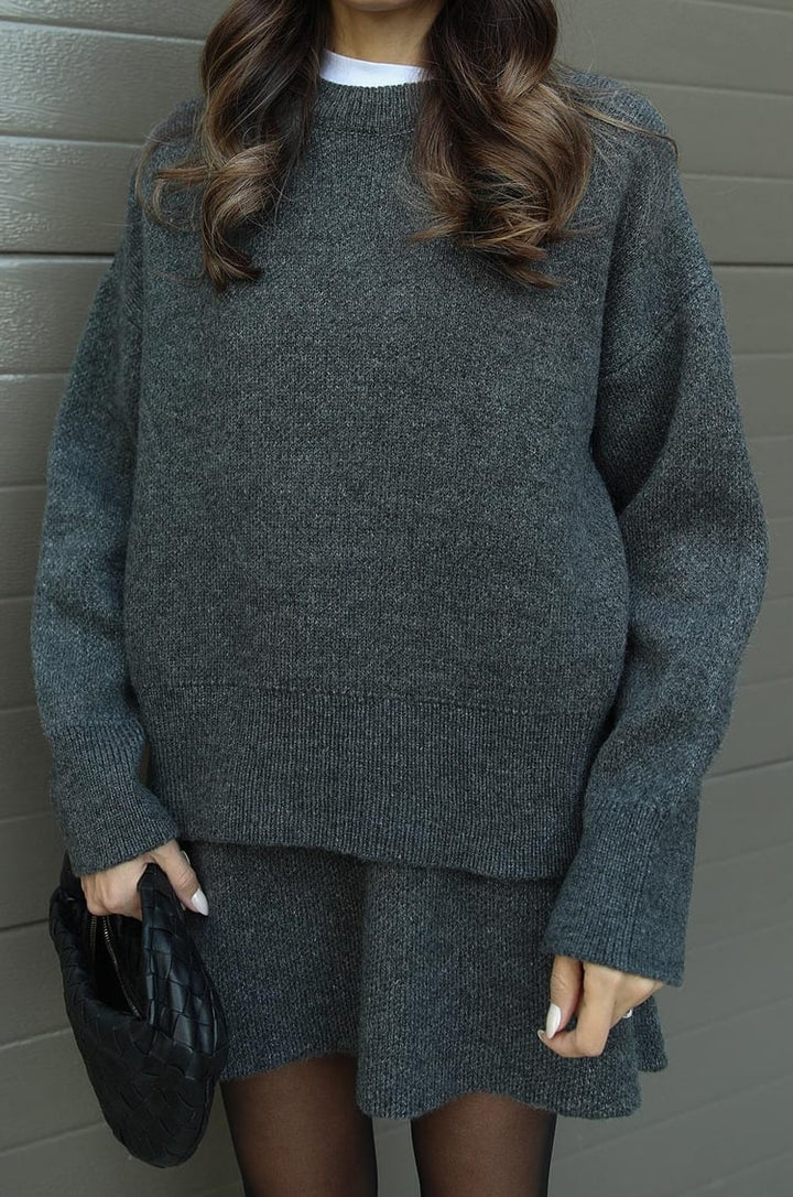 Mariela Luxe™ | Knitted Jumper & Skirt Set