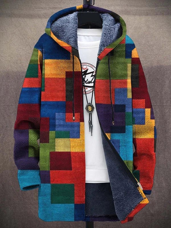 Camden Mosaic™ | Fleece-Lined Hoodie Cardigan