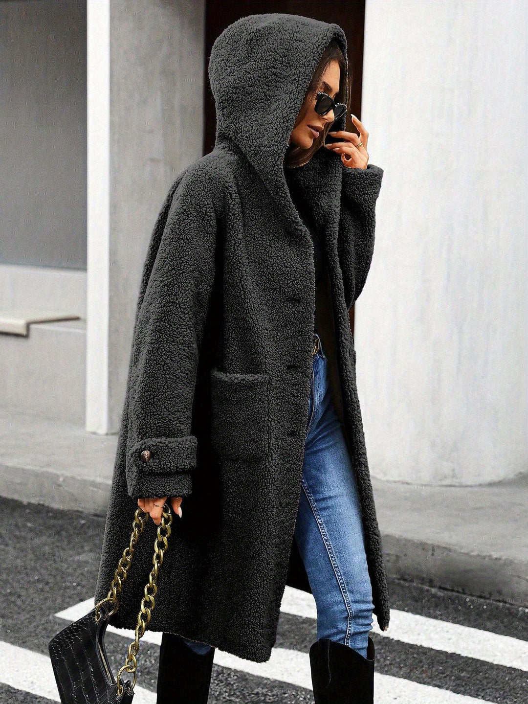 Ravenshire Luxe™ | Longline Hooded Coat