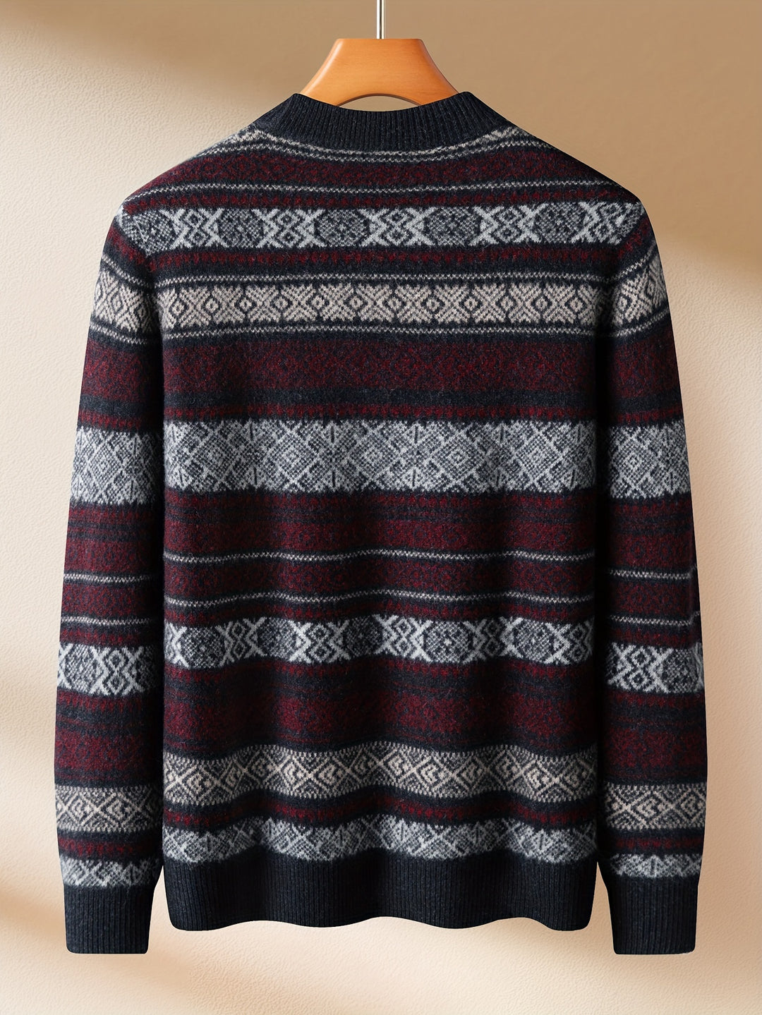 Hadley™ | 100% Wool Retro Sweater