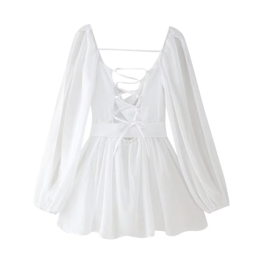 Elara™ | Coastal Breeze Mini Dress