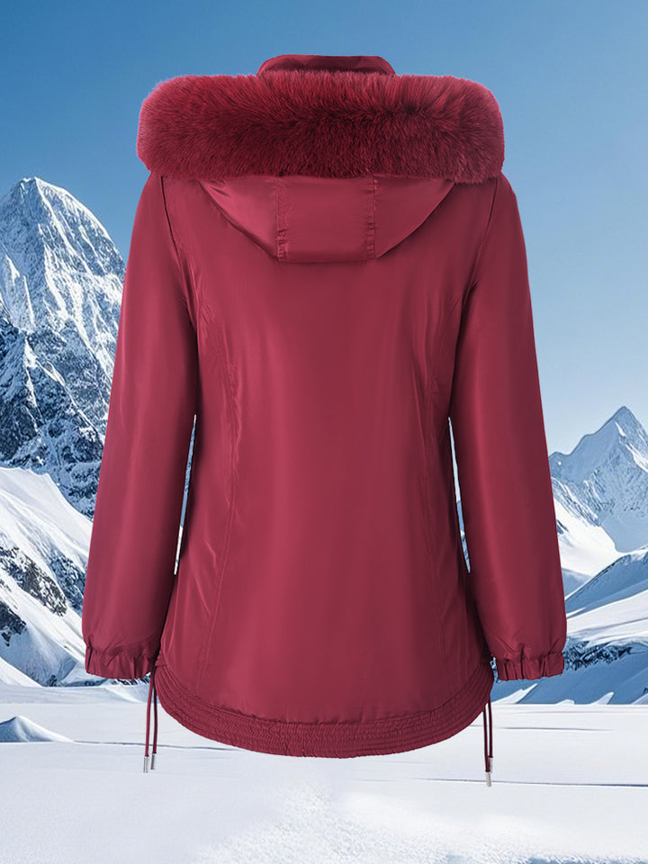 Lydia Luxe™ | Reversible Hooded Coat