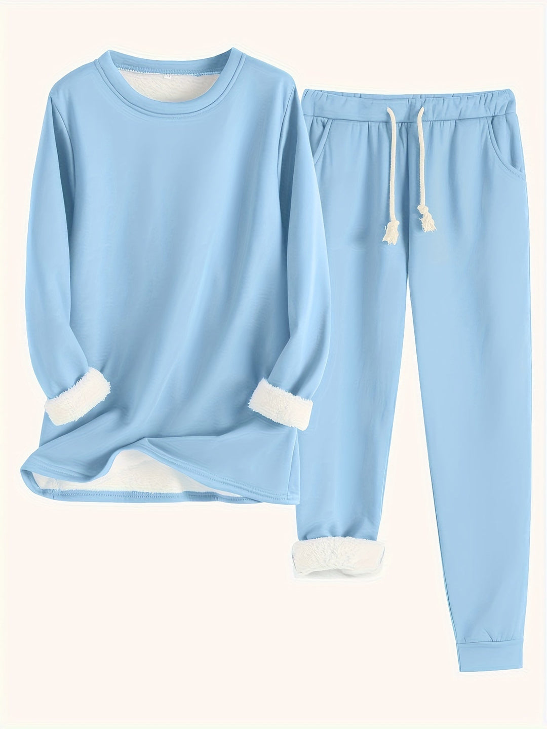 Karina Luxe™ | Fleece-Lined Loungewear Set