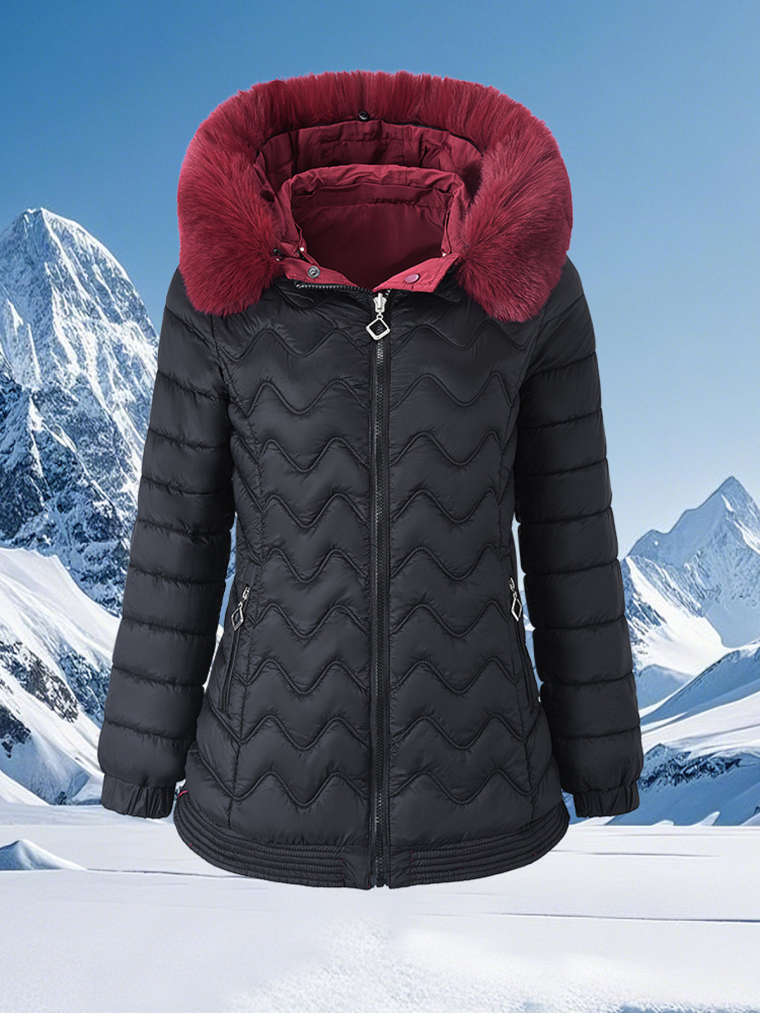 Lydia Luxe™ | Reversible Hooded Coat