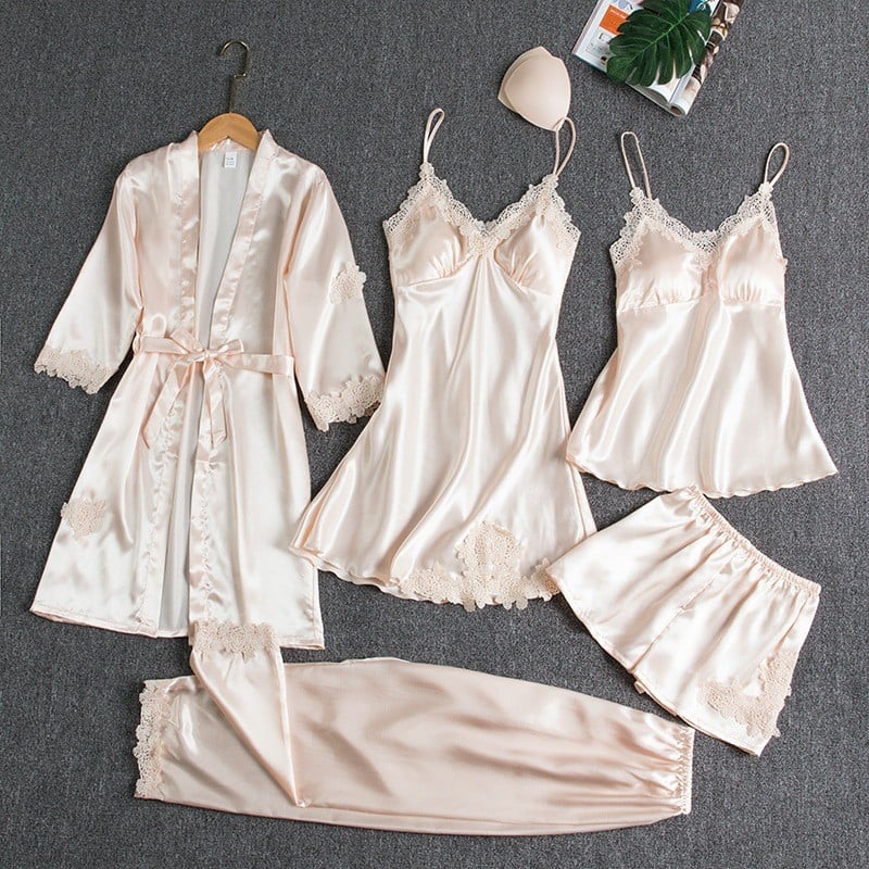 Scarlett Elegance™ | 5-Piece Loungewear Set