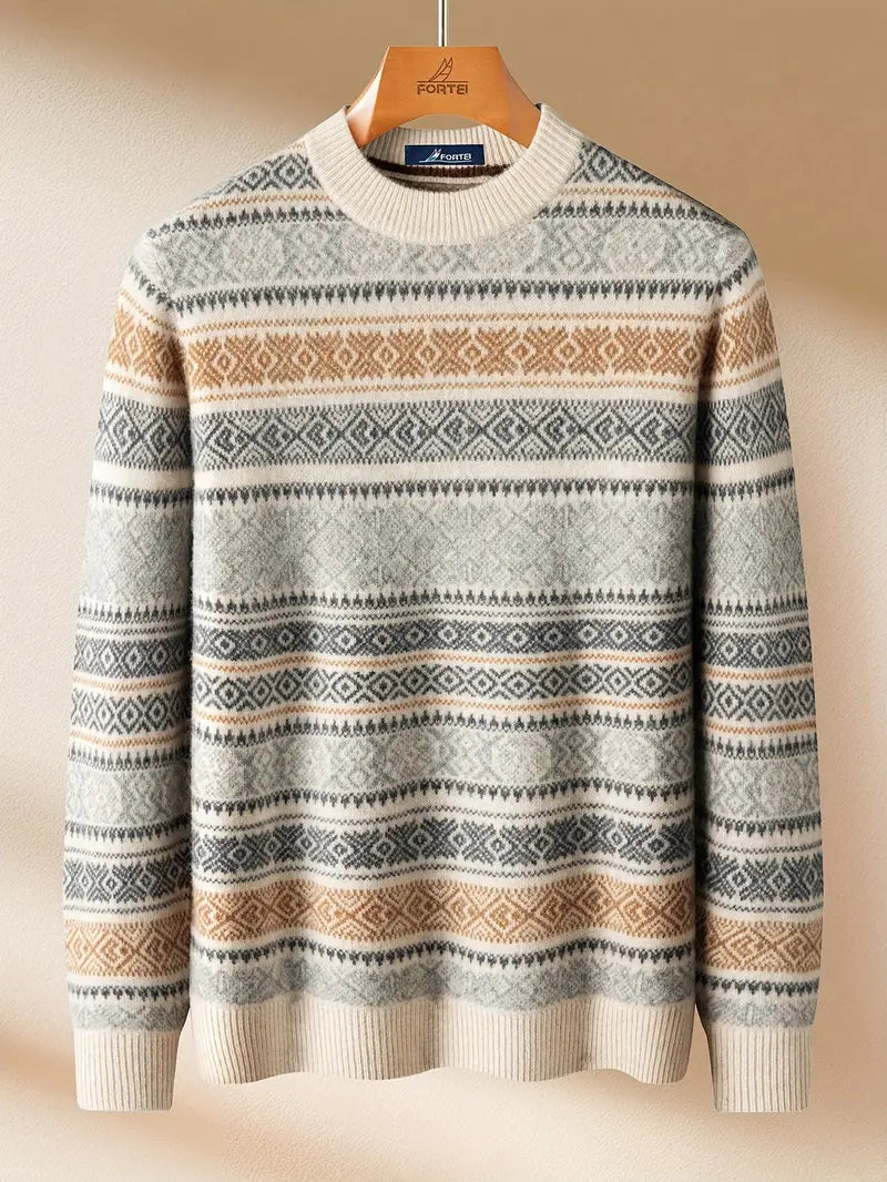 Hadley™ | 100% Wool Retro Sweater
