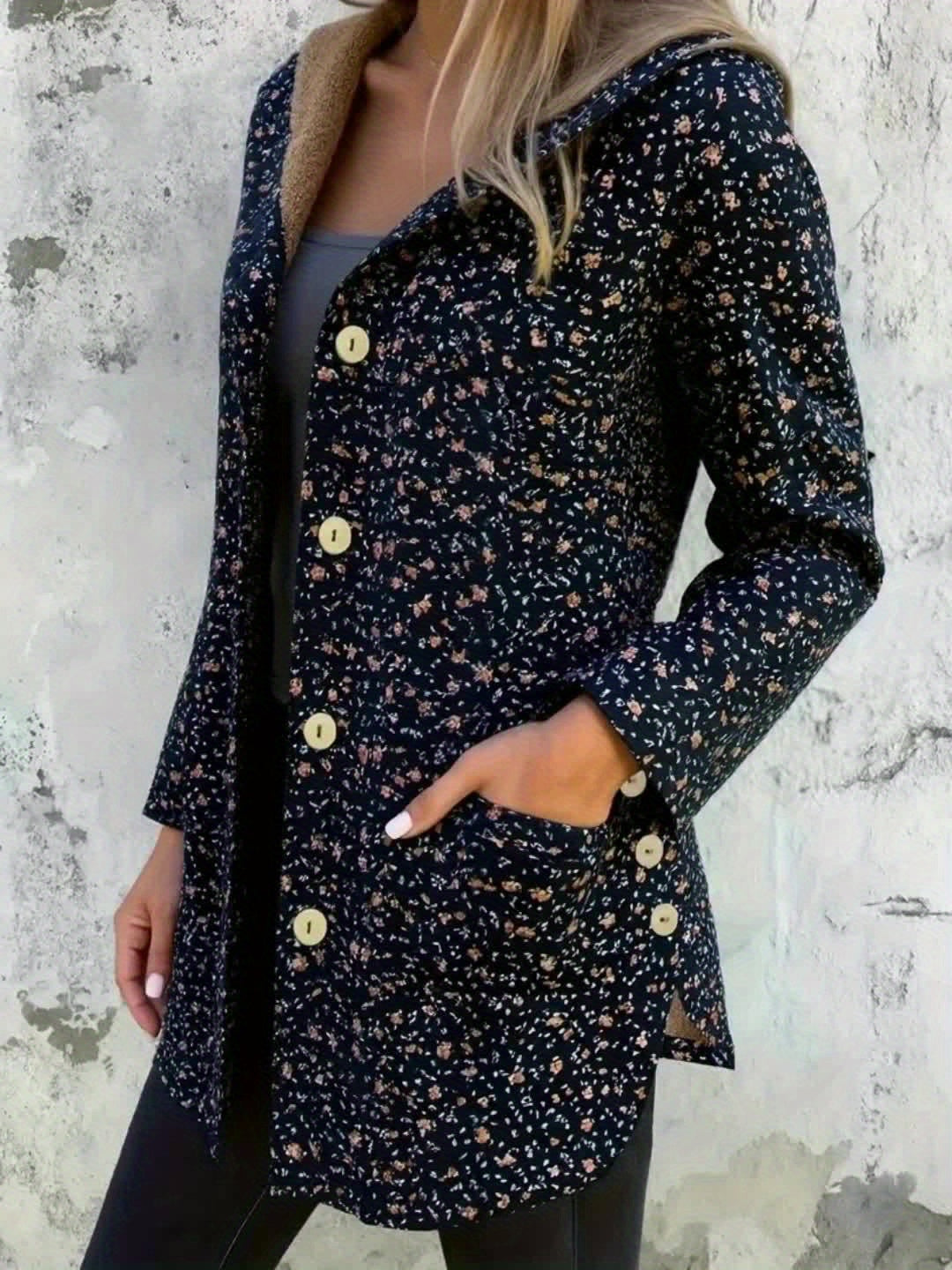 Rosaline™ | Vintage Fleece-Lined Winter Coat