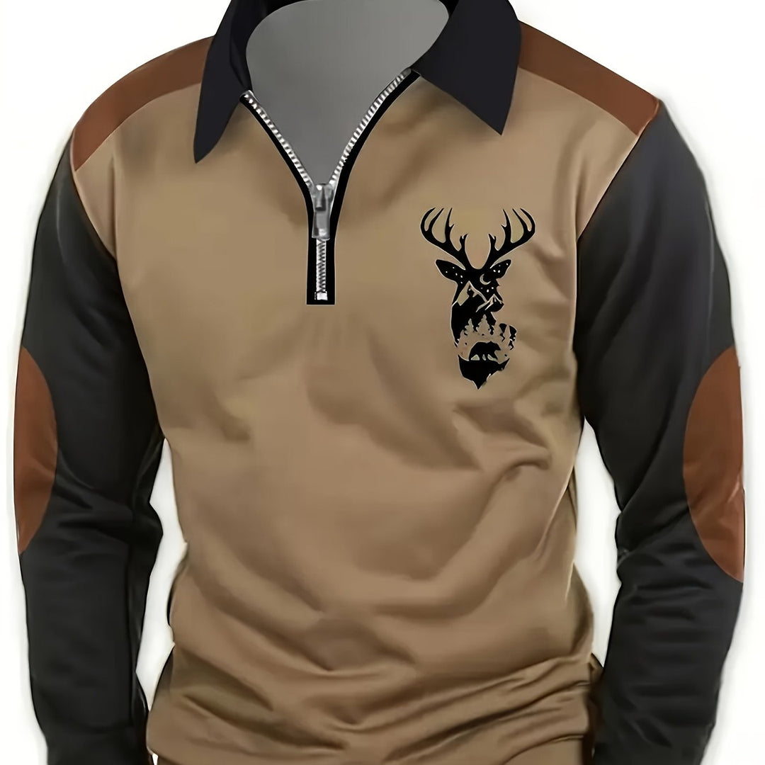 Highland Stag™ | Casual Zip Jumper