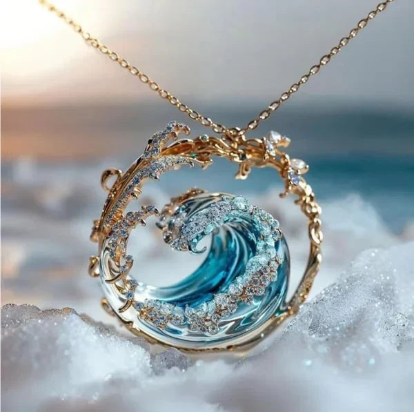 Aurelia™ | Ocean Wave Pendant