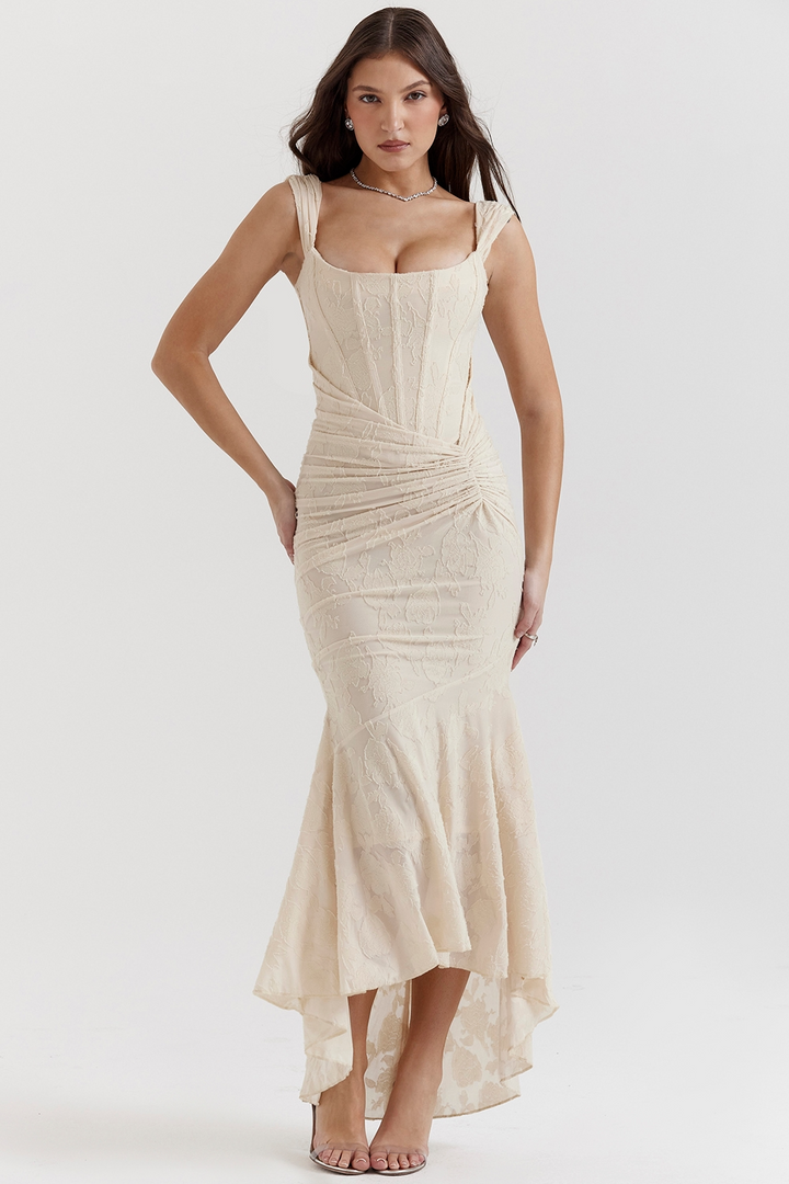 The Seraphina™ | Soft Elegance Maxi Dress
