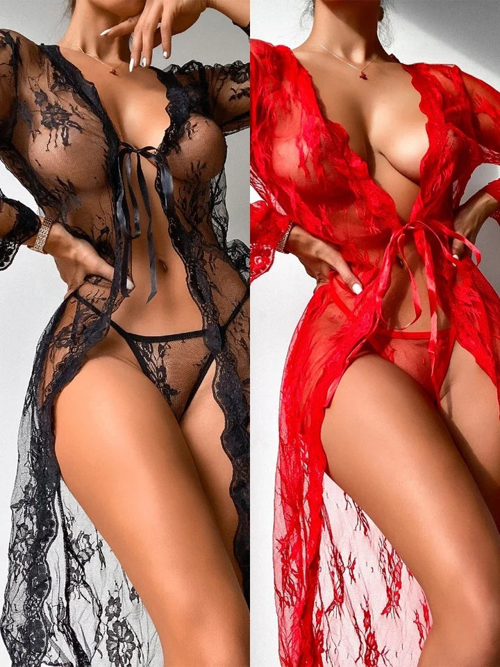 Scarlet Allure™ | Sheer Nightgown