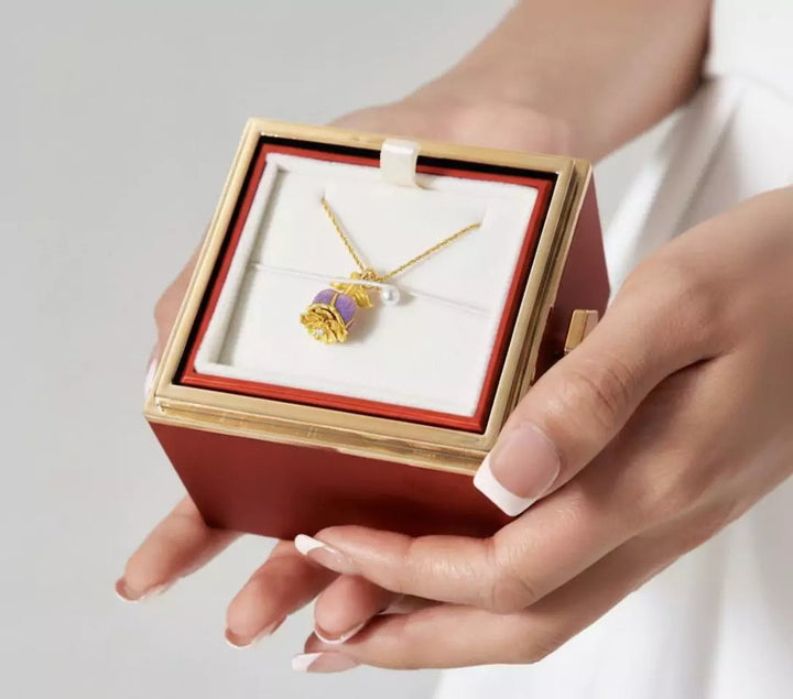 Aurora Charm Necklace – The Blossom of Love