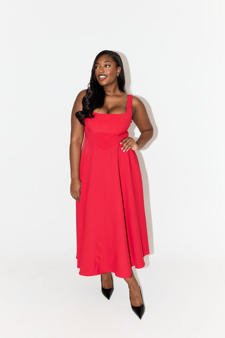 The Elise™ | Timeless Midi Dress